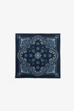 Avion blue cashmere design pocket square