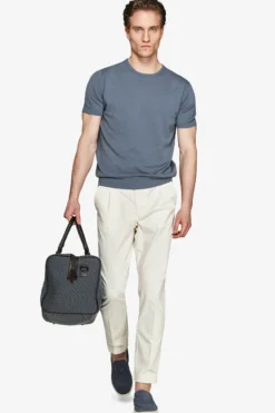Avion knit cotton basic t-shirt
