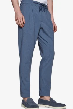 Avion melange canvas drawstring pants
