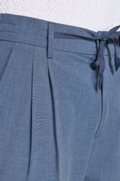 Avion melange canvas drawstring pants