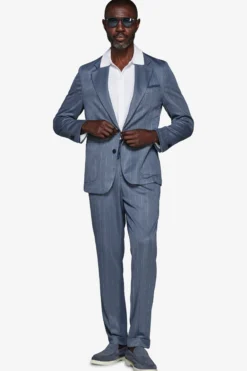 Avion pinstripe jersey blazer