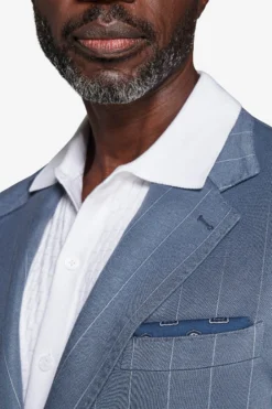 Avion pinstripe jersey blazer