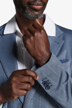 Avion pinstripe jersey blazer