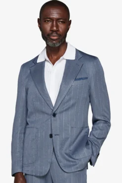 Avion pinstripe jersey blazer