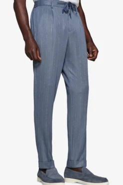 Avion pinstripe jersey trousers