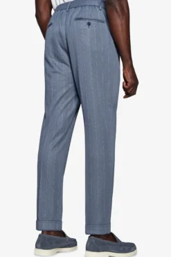 Avion pinstripe jersey trousers