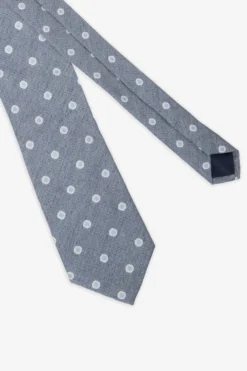 Avion polka dots jacquard tie