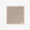 Beige melange pocket square