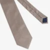 Beige micro pattern tie