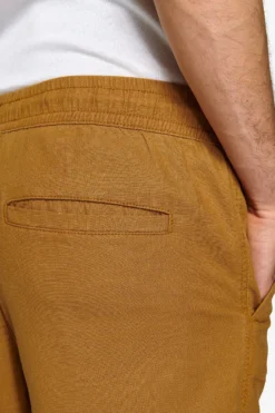 Biscuit textured trousers