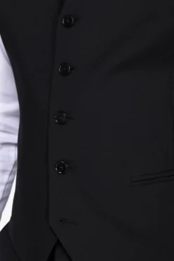 Black classic waistcoat