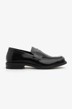 Black college loafers
