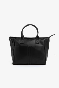 Black double handle bag