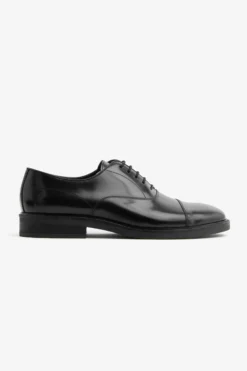 Black lace-up shoes