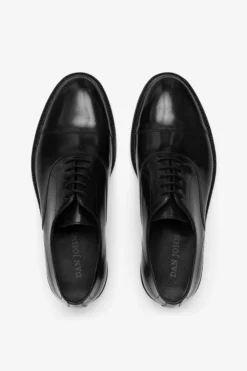 Black lace-up shoes