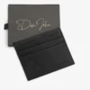Black Saffiano card holder
