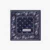 Blue cashmere pattern pocket square