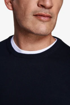 Blue crewneck sweater