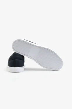 Blue ecosuede sneakers