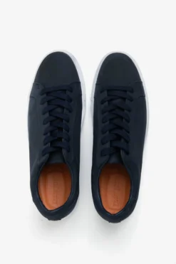 Blue ecosuede sneakers