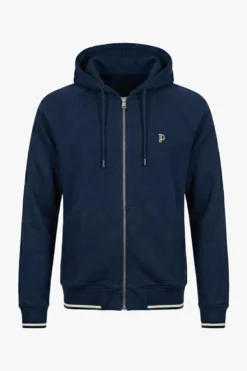 Blue full zip hoodie