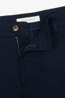 Blue gabardine Bermuda shorts