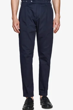 Blue Herringbone trousers