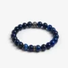 Blue medium pearls bracelet