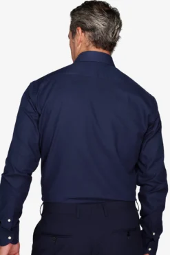 Blue slim Oxford shirt