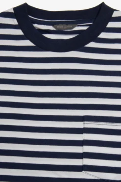 Blue striped t-shirt