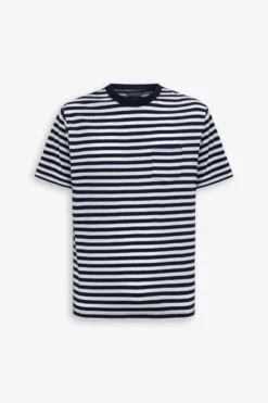 Blue striped t-shirt