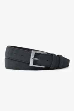 Blue suede casual belt
