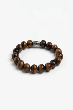 Brown large pearls bracelet
