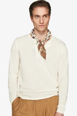 Butter linen blend chester knit