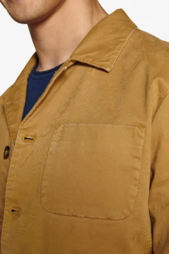Camel stretch worker jacket