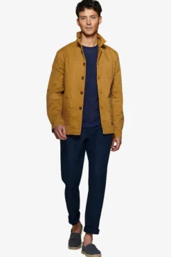 Camel stretch worker jacket