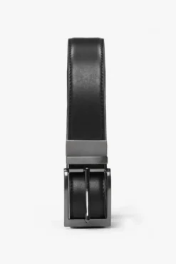 Classic double-sided belt in black/dark brown