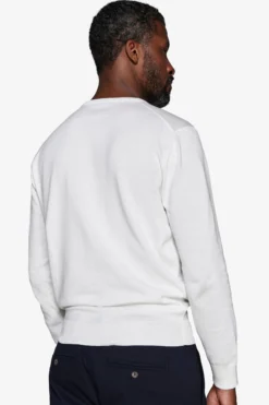 Cream crewneck sweater