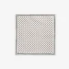 Cream floral geometric pattern pocket square