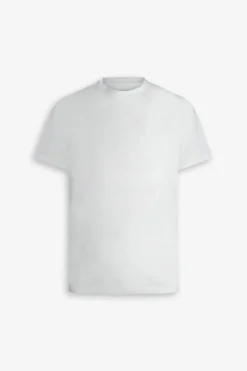 Cream piquet t-shirt