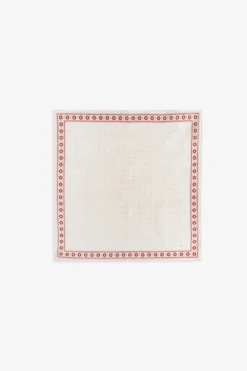 Cream polka dots pocket square
