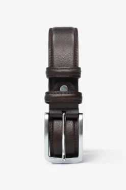 Dark brown casual belt