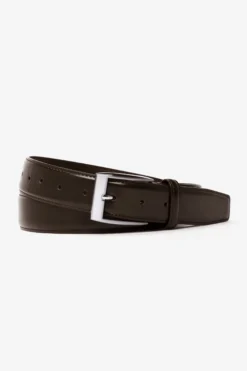 Dark brown classic belt