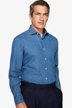 Denim chambray shirt