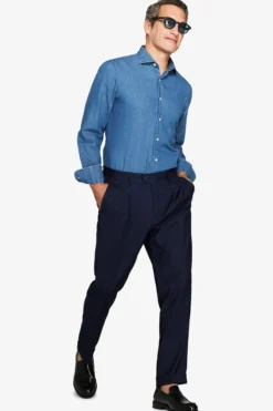 Denim chambray shirt