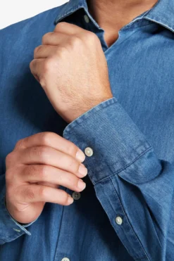 Denim chambray shirt