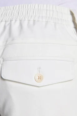 DNJ Cream jersey trousers