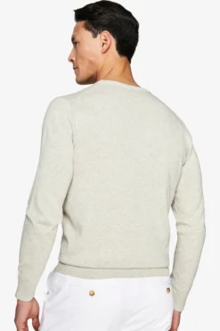 Gray crewneck sweater