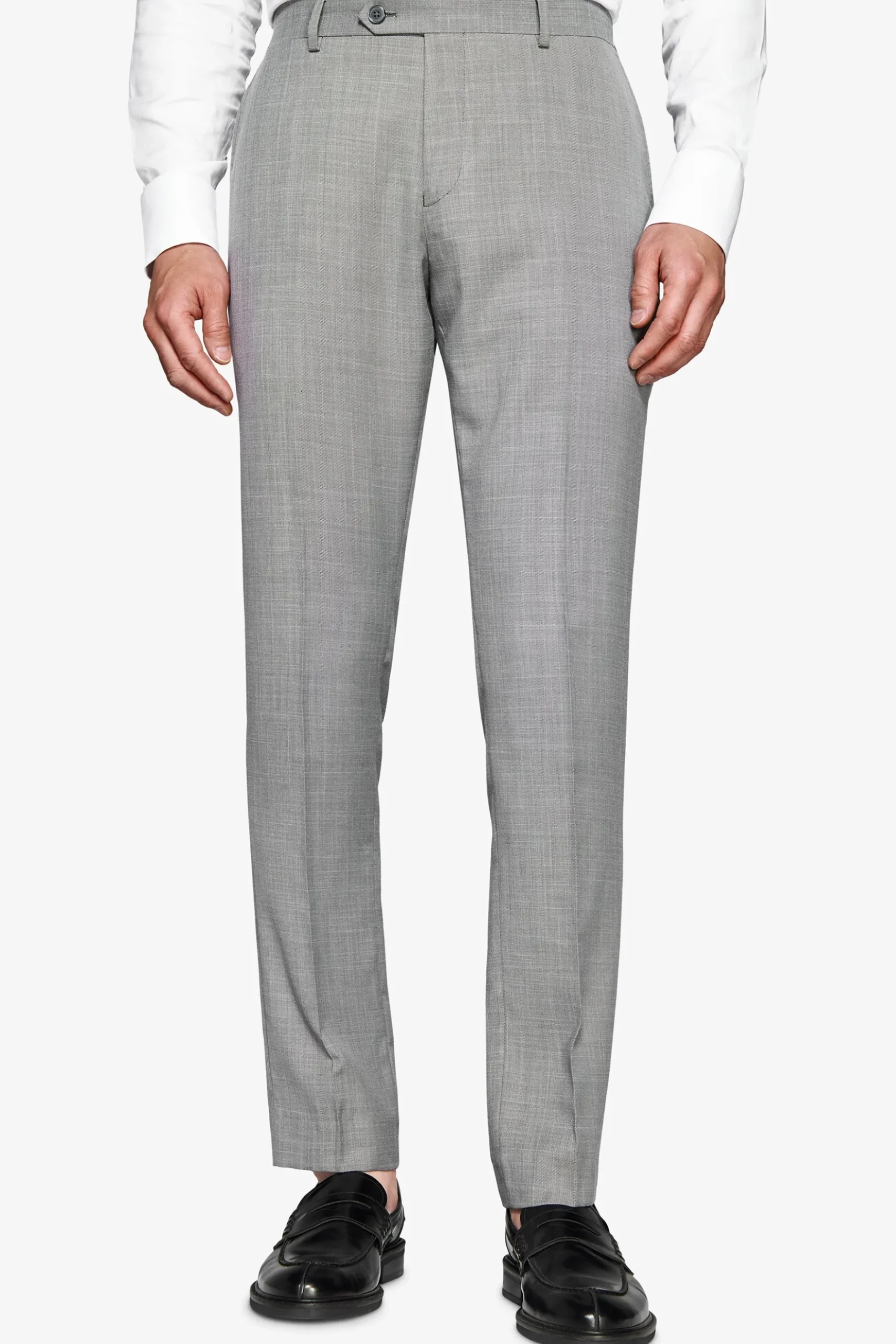 Gray grisaille trousers