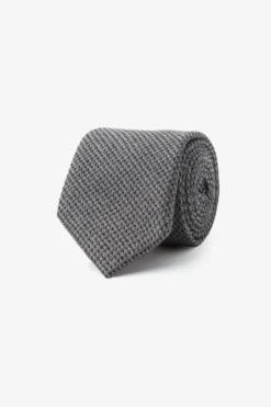 Gray Pied de Poule tie